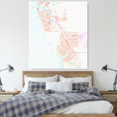 Toile Carte de la Floride de Venise (1973) (Insitu(Chambre))