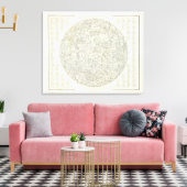 Toile Carte de la lune (Insitu(Salon))