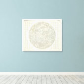 Toile Carte de la lune (Insitu (Plancher de Bois))
