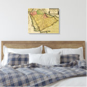Toile Carte de la péninsule arabe du Moyen-Orient (Insitu(Chambre))