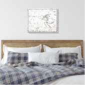 Toile Carte de la plaque Constellations XIV (Insitu(Chambre))