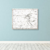 Toile Carte de la plaque Constellations XIV (Insitu (Plancher de Bois))