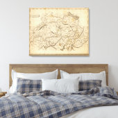 Toile Carte de la Suisse par Arrowsmith (Insitu(Chambre))