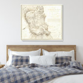 Toile Carte de la ville de Mexico (Insitu(Chambre))