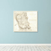 Toile Carte de la ville de Mexico (Insitu (Plancher de Bois))