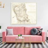 Toile Carte de la ville de Mexico (Insitu(Salon))