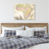 Toile Carte de l'Afrique (Insitu(Chambre))