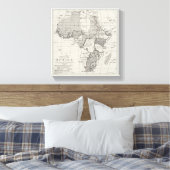 Toile Carte de l'Afrique (Insitu(Chambre))
