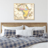 Toile Carte de l'Afrique (Insitu(Chambre))