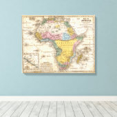 Toile Carte de l'Afrique (Insitu (Plancher de Bois))