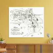 Toile Carte de l'Afrique | 1500 2 (Insitu(Salon))