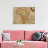 Toile Carte de l'Afrique | 1700 2 (Insitu(Salon))