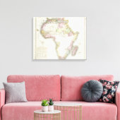 Toile Carte de l'Afrique, 1821 (Insitu(Salon))