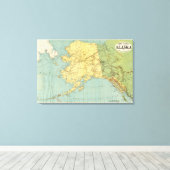 Toile Carte de l'Alaska de Rand McNally (Insitu (Plancher de Bois))