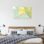 Toile Carte de l'Alaska de Rand McNally (Insitu(Chambre))