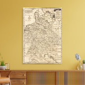 Toile Carte de l'Allemagne (Insitu(Salon))