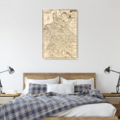 Toile Carte de l'Allemagne (Insitu(Chambre))