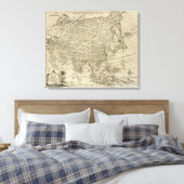Toile Carte de l'Asie (Insitu(Chambre))