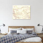 Toile Carte de l'Asie mineure (Insitu(Chambre))