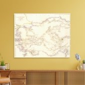 Toile Carte de l'Asie mineure (Insitu(Salon))