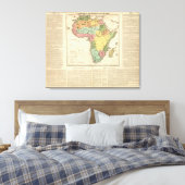 Toile Carte de l'Atlas africain 2 (Insitu(Chambre))