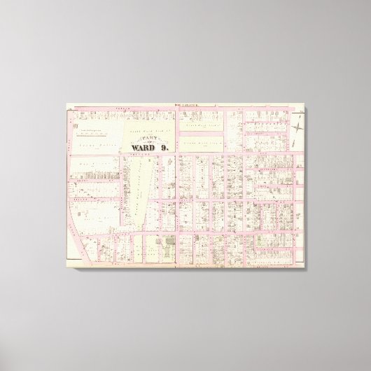 Toile Carte de l'Atlas de l'asile des orphelins catholiq (Recto)