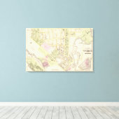 Toile Carte de l'Atlas de Riverside Woolen Mills (Insitu (Plancher de Bois))