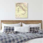 Toile Carte de l'Atlas italien (Insitu(Chambre))