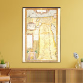 Toile Carte de l'Egypte ancienne, 1584 (Insitu(Salon))