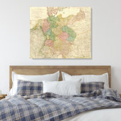 Toile Carte de l'Empire allemand (Insitu(Chambre))