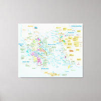 Carte de l'époque homérique Grèce avec étiquette a