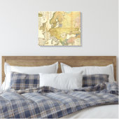 Toile Carte de l'ethnographie européenne (Insitu(Chambre))