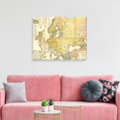 Toile Carte de l'ethnographie européenne (Insitu(Salon))