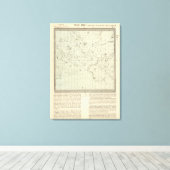 Toile Carte de l'étoile (Insitu (Plancher de Bois))