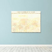 Toile Carte de l'Europe (Insitu (Plancher de Bois))