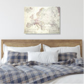 Toile Carte de l'Europe, 1841 (Insitu(Chambre))