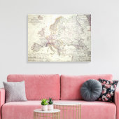 Toile Carte de l'Europe, 1841 (Insitu(Salon))
