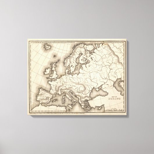 Toile Carte de l'Europe 2 (Recto)