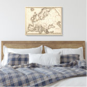 Toile Carte de l'Europe 2 (Insitu(Chambre))