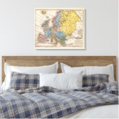 Toile Carte de l'Europe 4 (Insitu(Chambre))