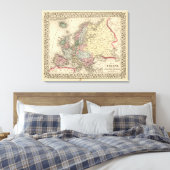 Toile Carte de l'Europe par Mitchell (Insitu(Chambre))