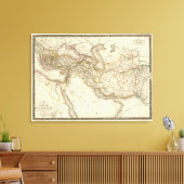 Toile Carte de l'hémisphère oriental du monde classique (Insitu(Salon))