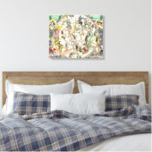 Toile Carte de l'hémisphère Sud, de 'The Celestia (Insitu(Chambre))