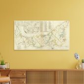 Toile Carte de l'île de Saint-Jean (Insitu(Salon))