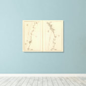 Toile Carte de l'index Columbia County Rensselaer County (Insitu (Plancher de Bois))