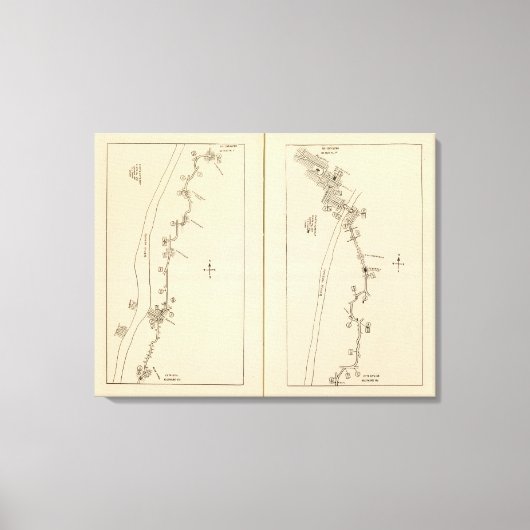 Toile Carte de l'index Columbia County Rensselaer County (Recto)