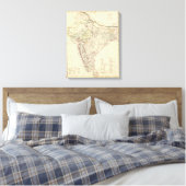 Toile Carte de l'index India XII (Insitu(Chambre))