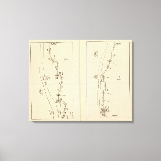 Toile Carte de l'index Putnam County Dutchess County New (Recto)