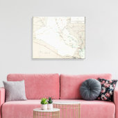 Toile Carte de l'Irak (1967) (Insitu(Salon))