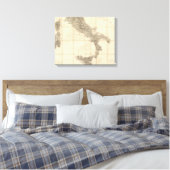 Toile Carte de l'Italie du Sud et des côtes adjacentes (Insitu(Chambre))